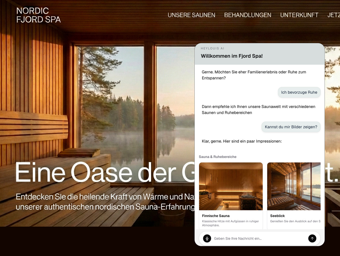 Ein wirklich ansprechender Gäste-Assistent für Ihre Webseite